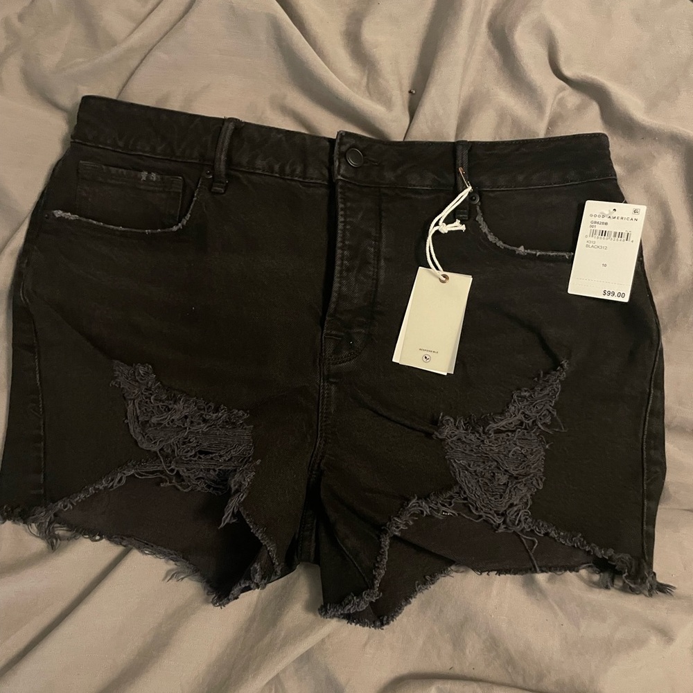 Good American Bombshell Shorts size 10